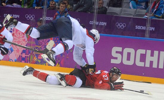 2014 Winter Olympics. Ice hockey. Men. USA vs. Canada