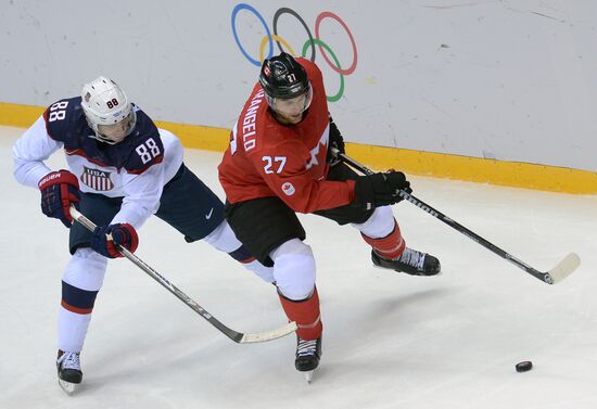 2014 Winter Olympics. Ice hockey. Men. USA vs. Canada
