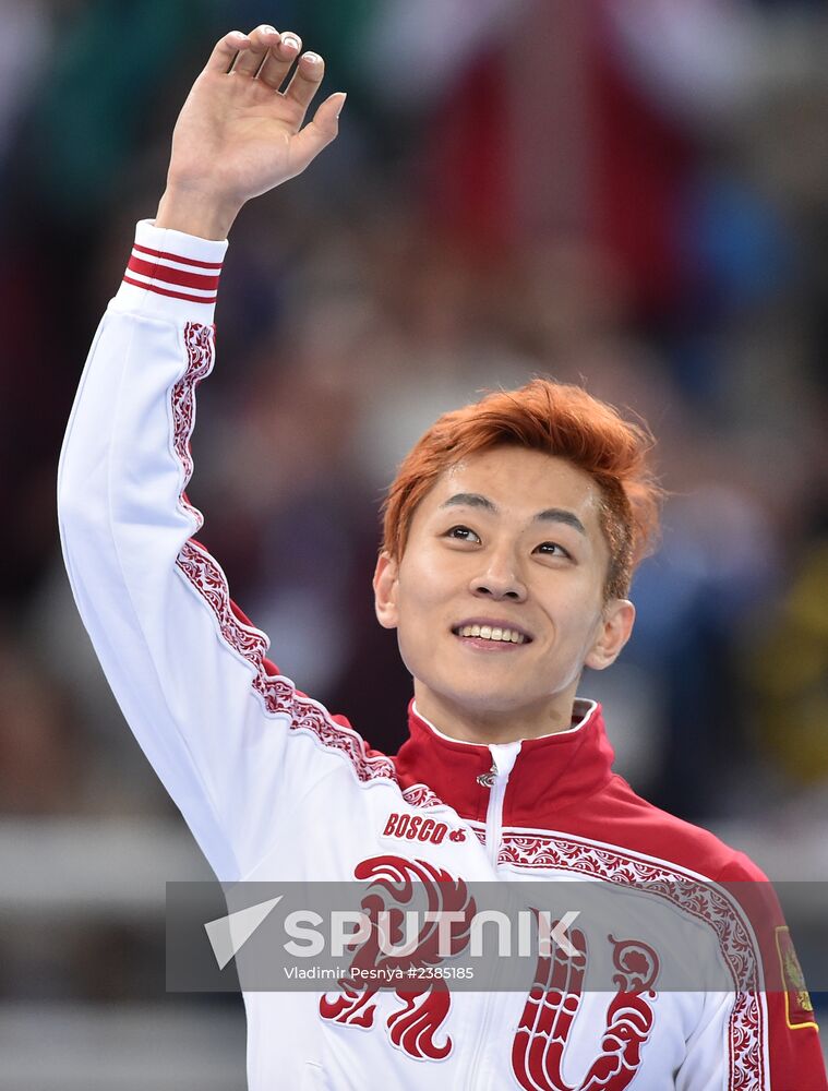 2014 Winter Olympics. Short track speed skating. Men. 500m