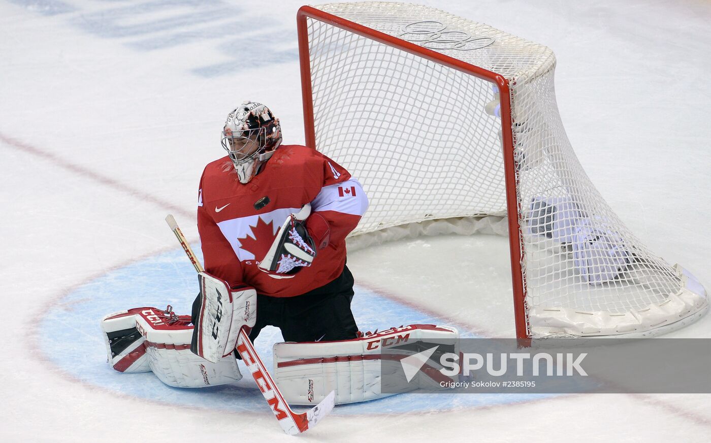 2014 Winter Olympics. Ice hockey. Men. USA vs. Canada