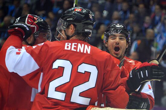 2014 Winter Olympics. Ice hockey. Men. USA vs. Canada