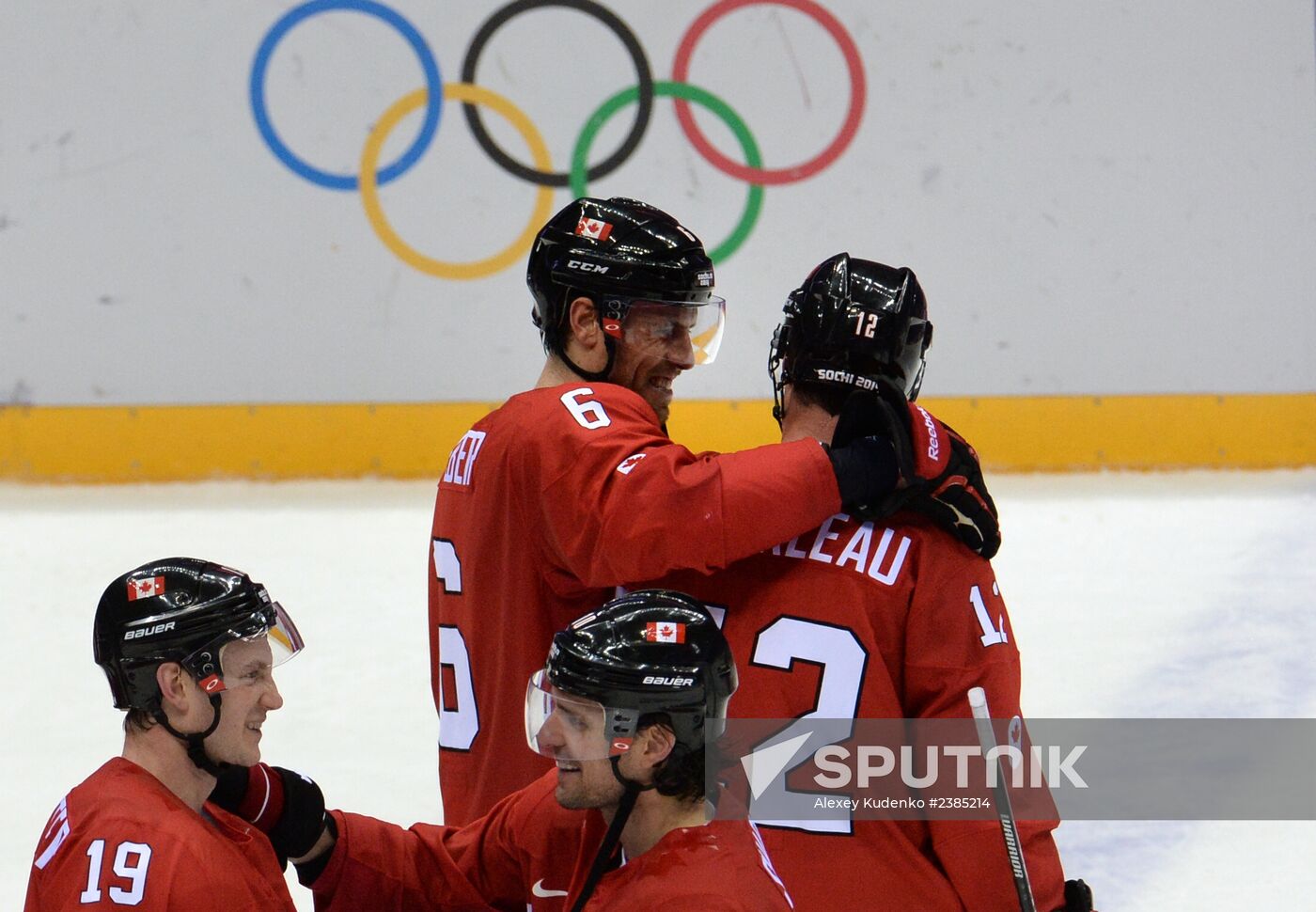 2014 Winter Olympics. Ice hockey. Men. USA vs. Canada