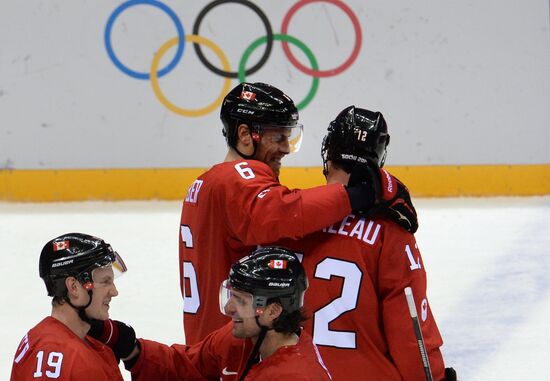2014 Winter Olympics. Ice hockey. Men. USA vs. Canada