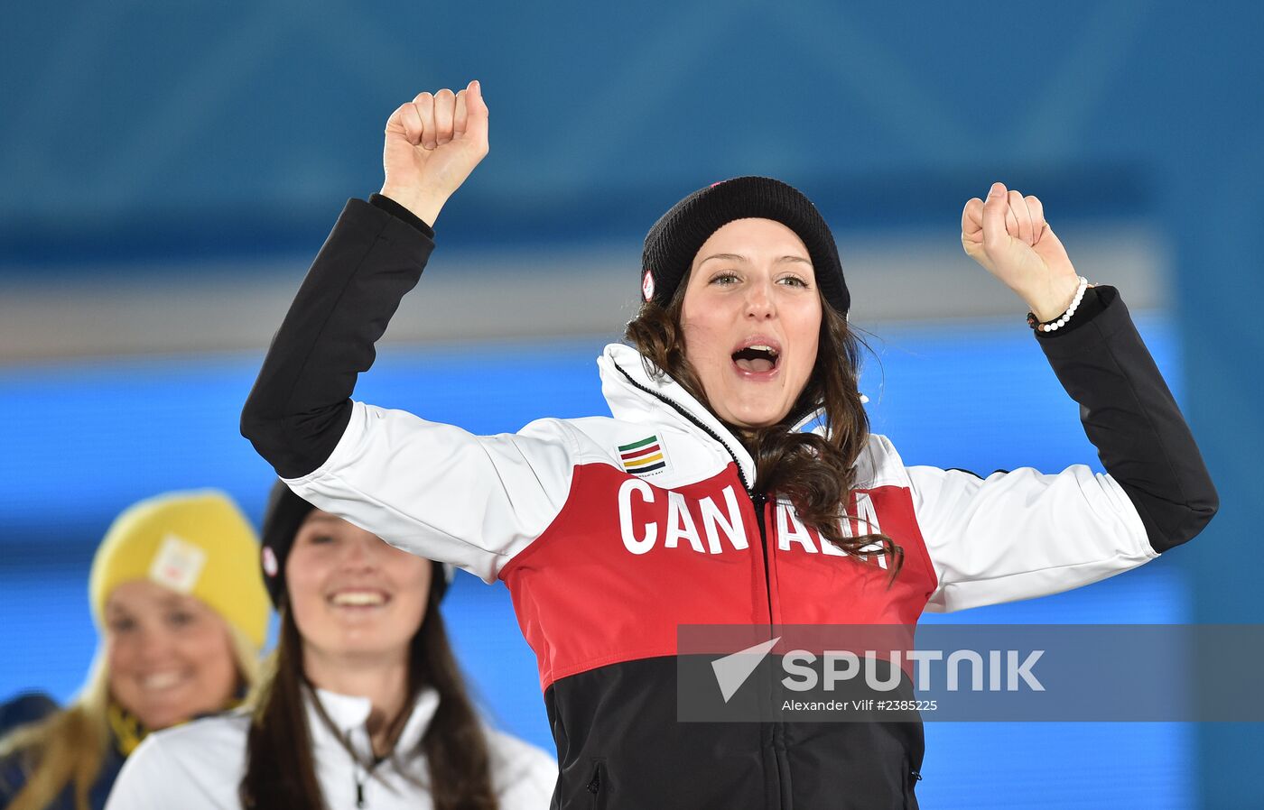2014 Winter Olympics. Medal ceremony. Day Fourteen