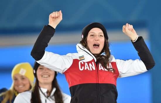 2014 Winter Olympics. Medal ceremony. Day Fourteen