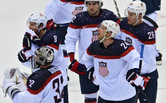 2014 Winter Olympics. Ice hockey. Men. USA vs. Canada