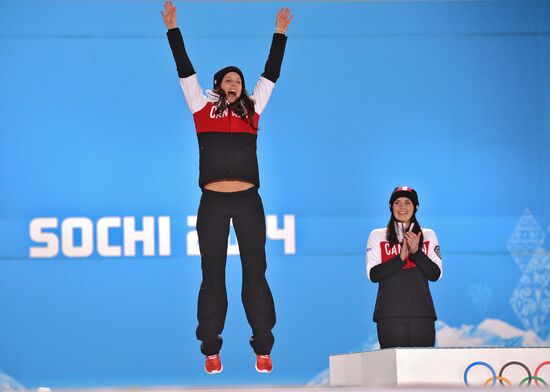 2014 Winter Olympics. Medal ceremony. Day Fourteen