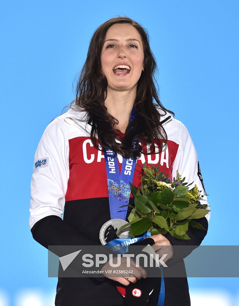 2014 Winter Olympics. Medal ceremony. Day Fourteen