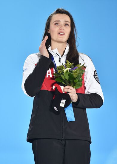 2014 Winter Olympics. Medal ceremony. Day Fourteen