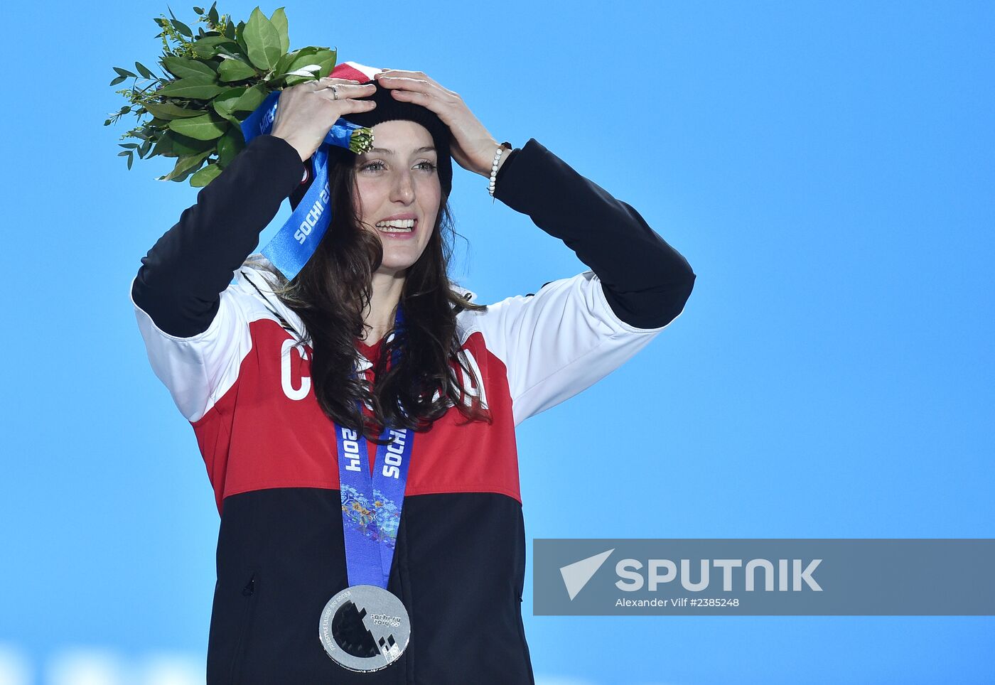 2014 Winter Olympics. Medal ceremony. Day Fourteen