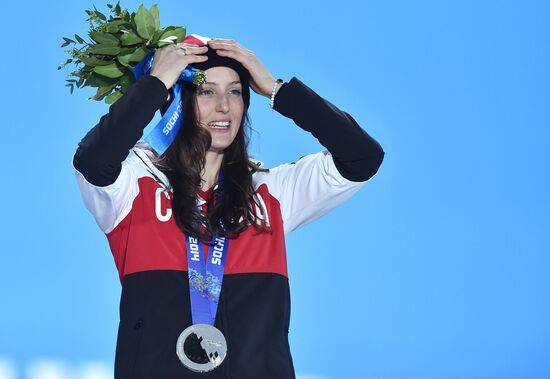 2014 Winter Olympics. Medal ceremony. Day Fourteen