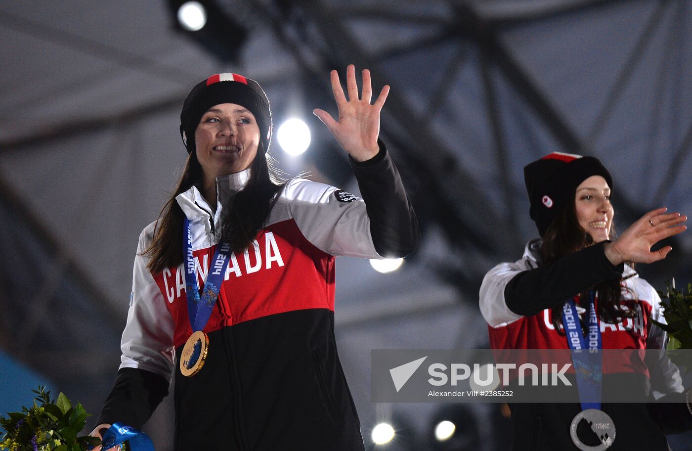 2014 Winter Olympics. Medal ceremony. Day Fourteen