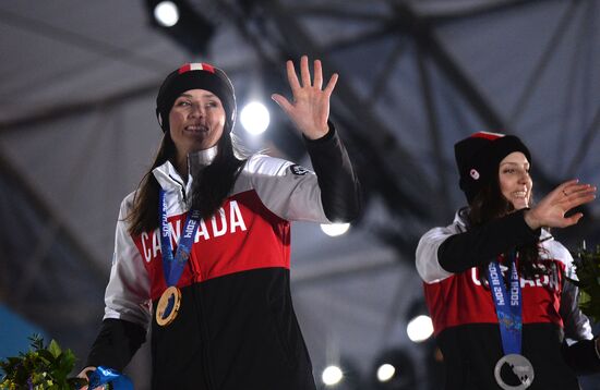 2014 Winter Olympics. Medal ceremony. Day Fourteen