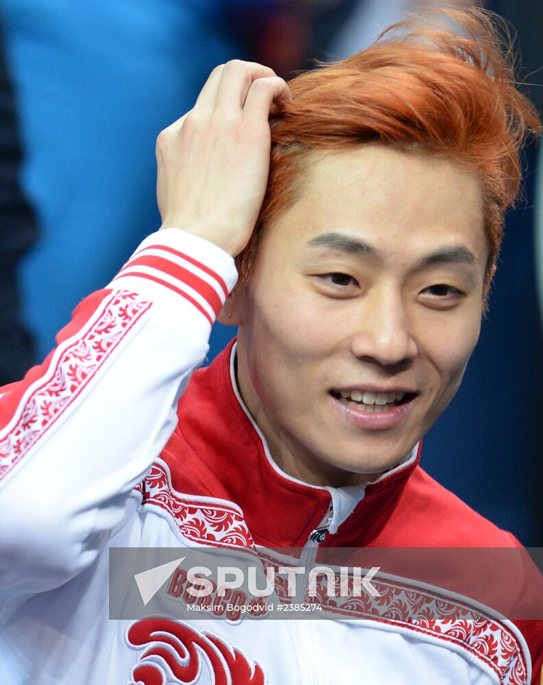 2014 Winter Olympics. Short track speed skating. Men. 500m