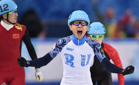 2014 Winter Olympics. Short track speed skating. Men. 500m