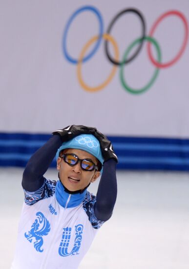 2014 Winter Olympics. Short track speed skating. Men. 500m