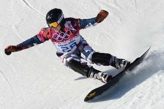 2014 Winter Olympics. Snowboarding. Men. Parallel slalom