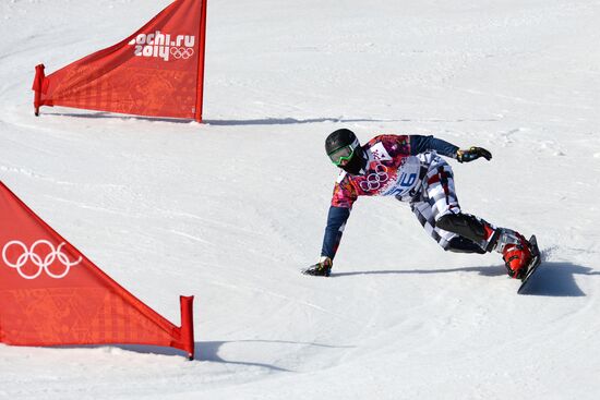 2014 Olympics. Snowboarding. Men. Parallel slalom