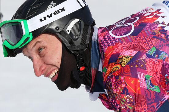 2014 Olympics. Snowboarding. Men. Parallel slalom