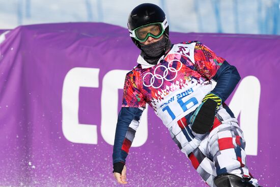 2014 Winter Olympics. Snowboarding. Men. Parallel slalom