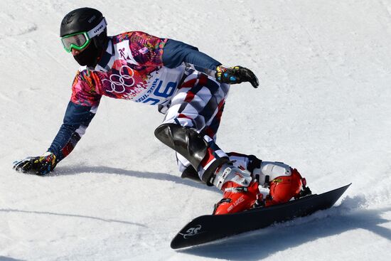 2014 Olympics. Snowboarding. Men. Parallel slalom