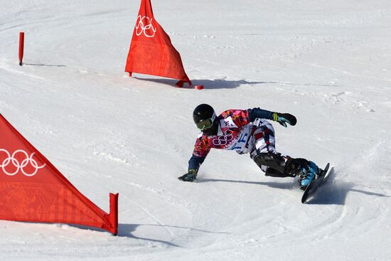2014 Winter Olympics. Snowboarding. Men. Parallel slalom