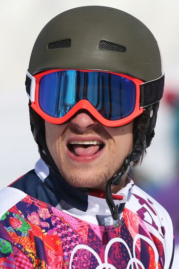 2014 Winter Olympics. Snowboarding. Men. Parallel slalom