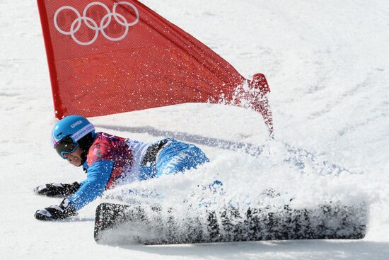 2014 Winter Olympics. Snowboarding. Women. Parallel slalom