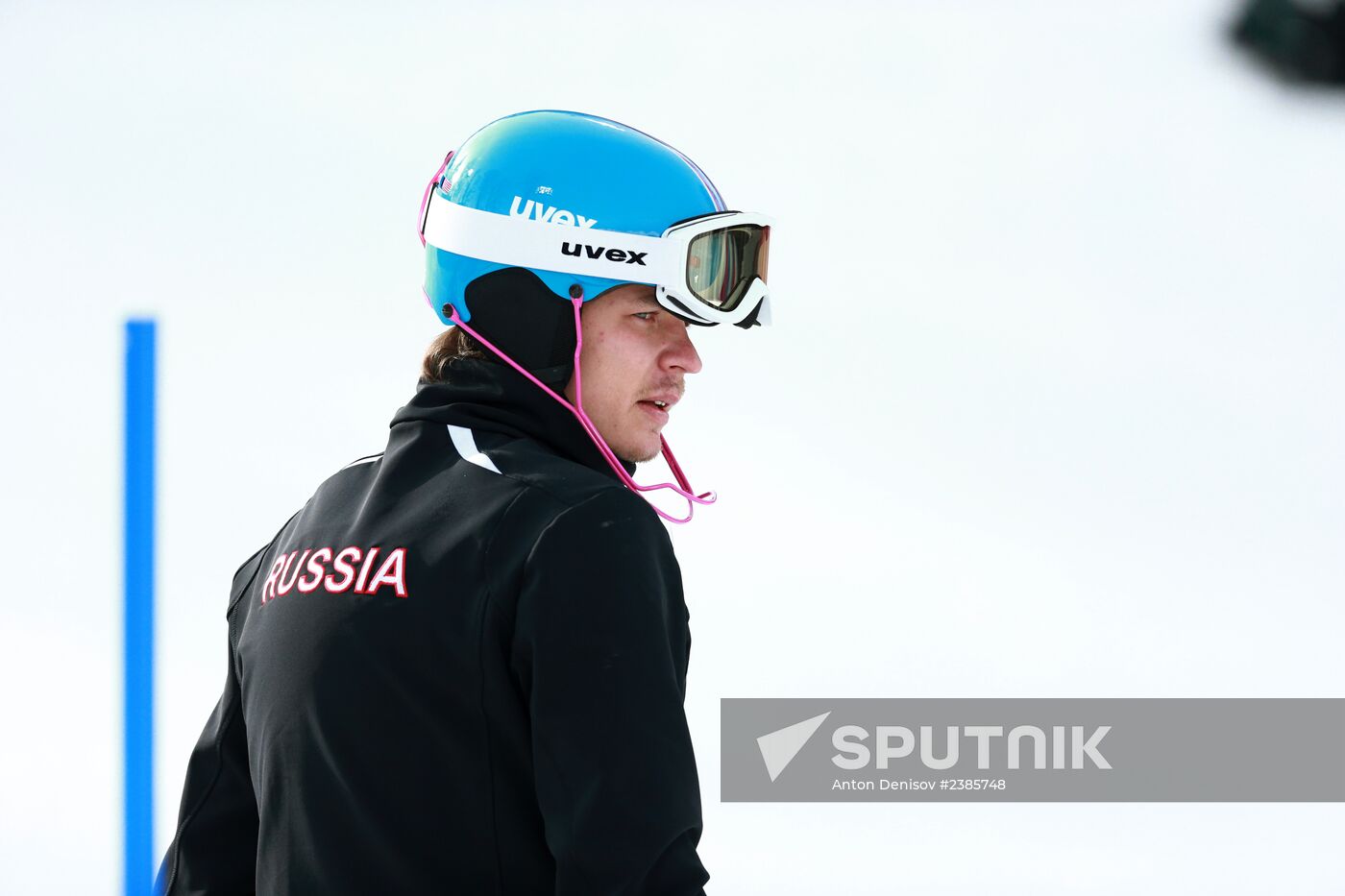 2014 Winter Olympics. Alpine skiing. Men. Slalom