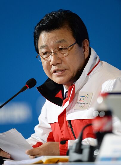 News conference by PyeongChang 2018 Organising Committee