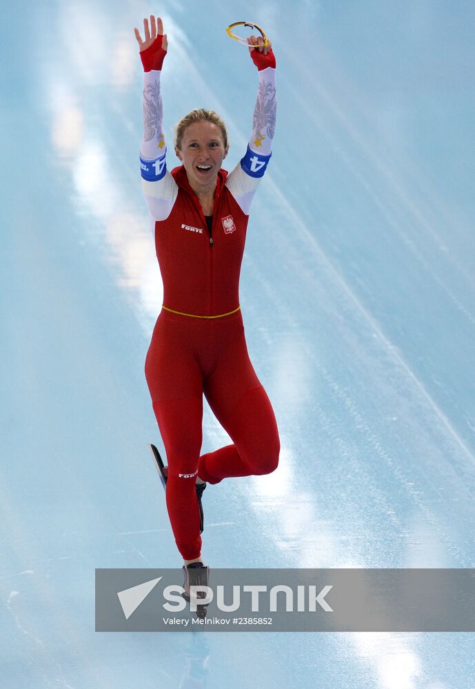 2014 Winter Olympics. Speed skating. Women. Team pursuit. Finals