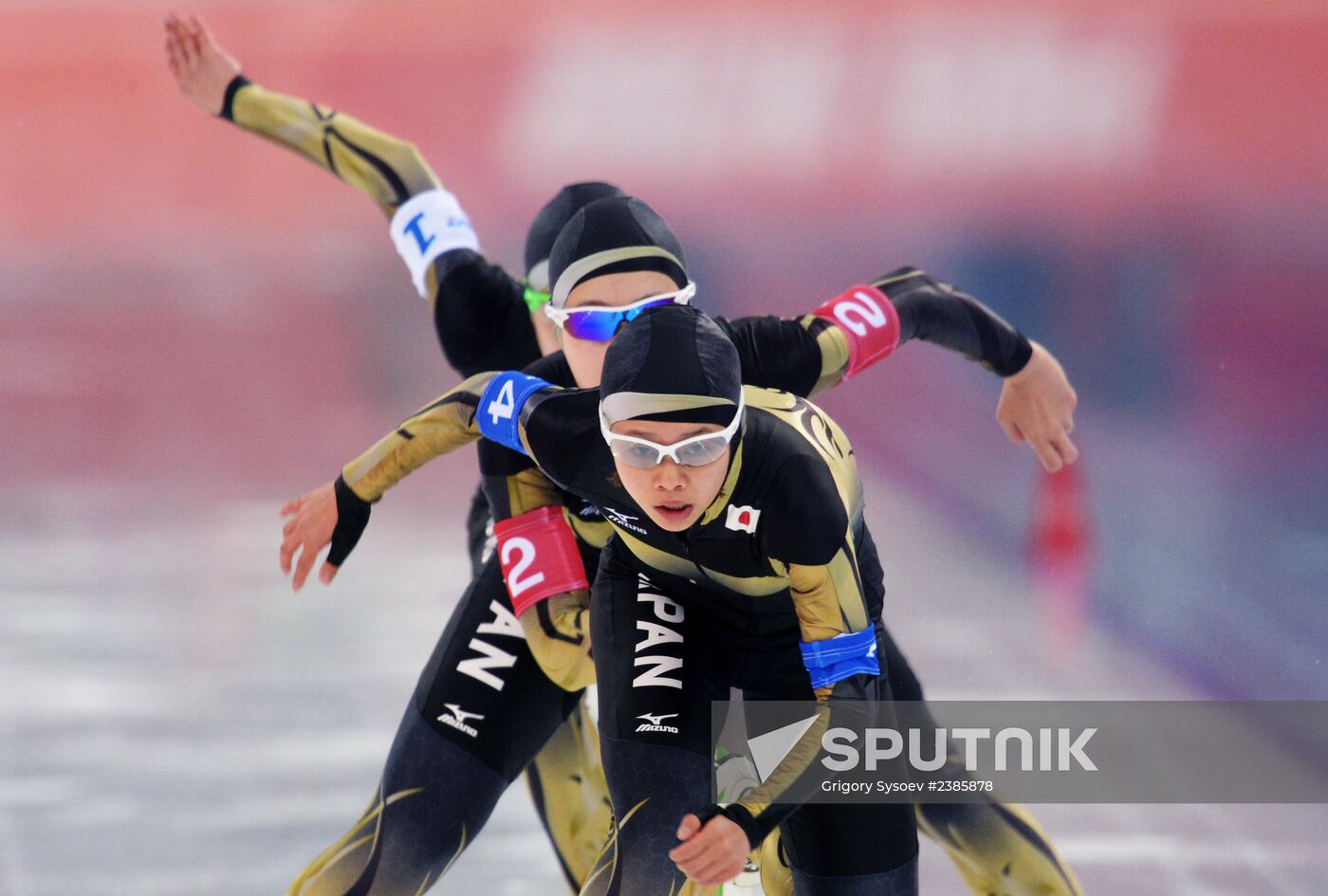 2014 Winter Olympics. Speed skating. Women. Team pursuit. Finals