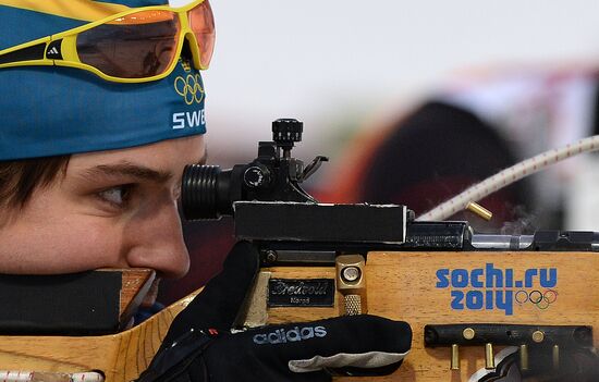 2014 Winter Olympics. Biathlon. Men. Relay