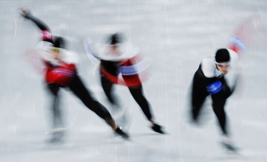 2014 Winter Olympics. Speed skating. Women. Team pursuit. Finals