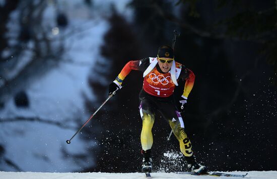 2014 Winter Olympics. Biathlon. Men. Relay