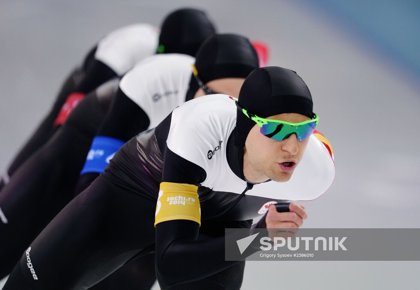 2014 Winter Olympics. Speed skating. Men. Team pursuit. Finals