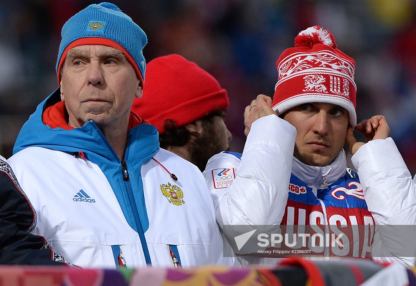 2014 Winter Olympics. Biathlon. Men. Relay