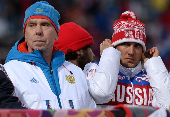 2014 Winter Olympics. Biathlon. Men. Relay