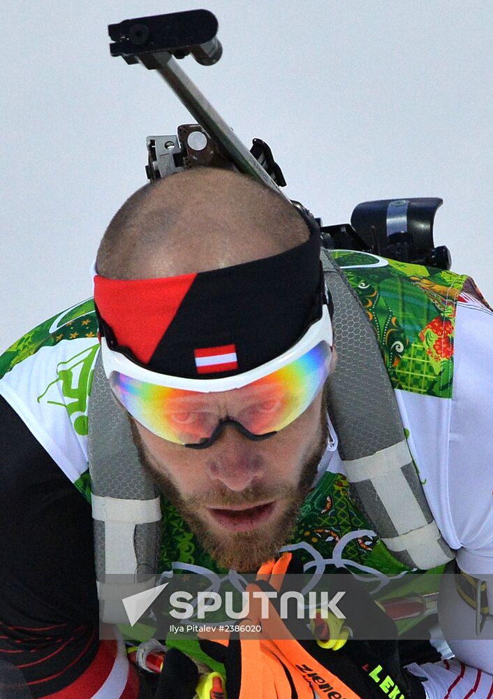 2014 Winter Olympics. Biathlon. Men. Relay