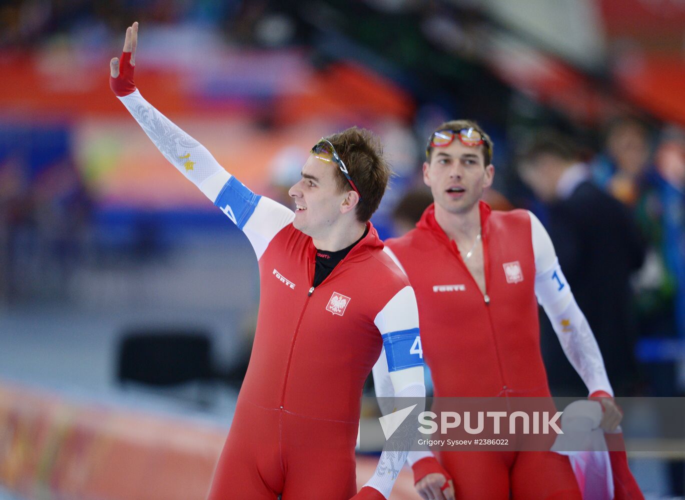 2014 Winter Olympics. Speed skating. Men. Team pursuit. Finals