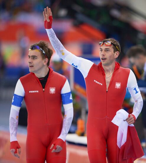 2014 Winter Olympics. Speed skating. Men. Team pursuit. Finals