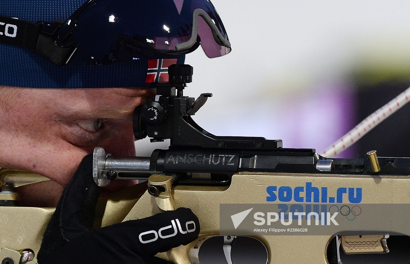 2014 Winter Olympics. Biathlon. Men. Relay