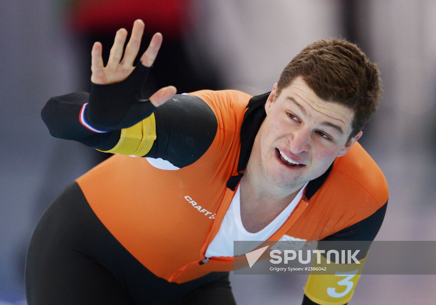 2014 Winter Olympics. Speed skating. Men. Team pursuit. Finals