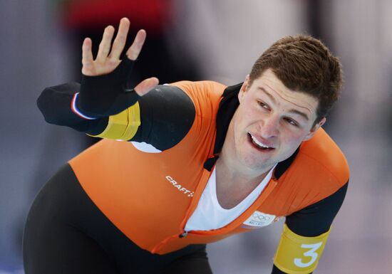 2014 Winter Olympics. Speed skating. Men. Team pursuit. Finals