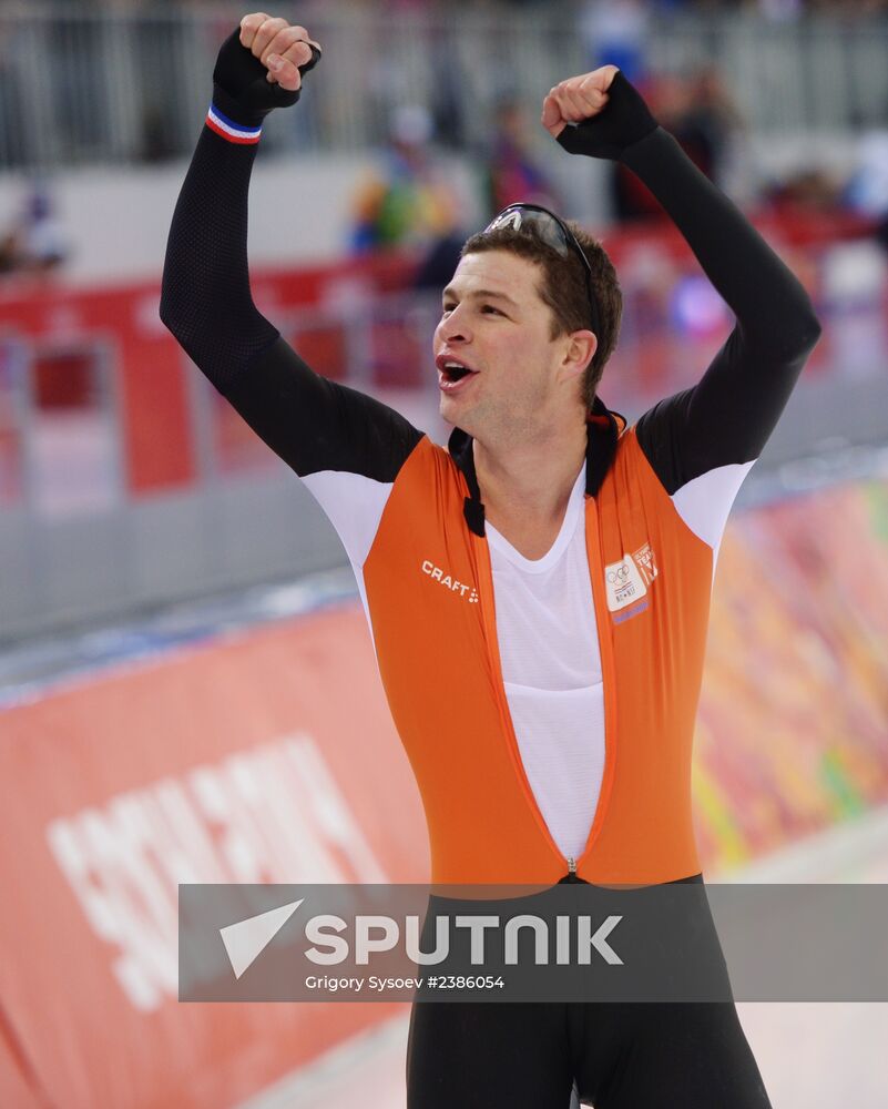 2014 Winter Olympics. Speed skating. Men. Team pursuit. Finals