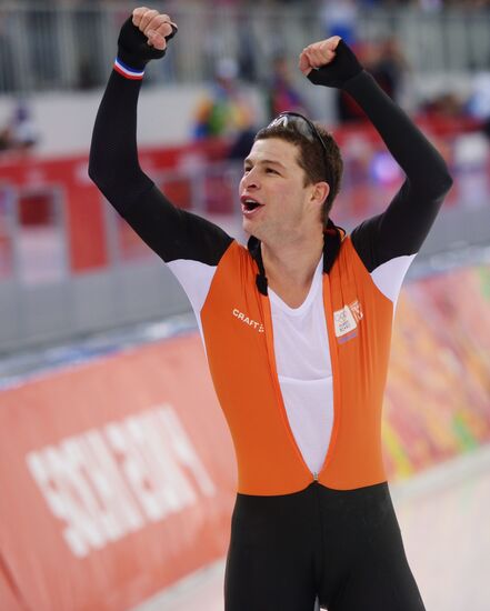 2014 Winter Olympics. Speed skating. Men. Team pursuit. Finals