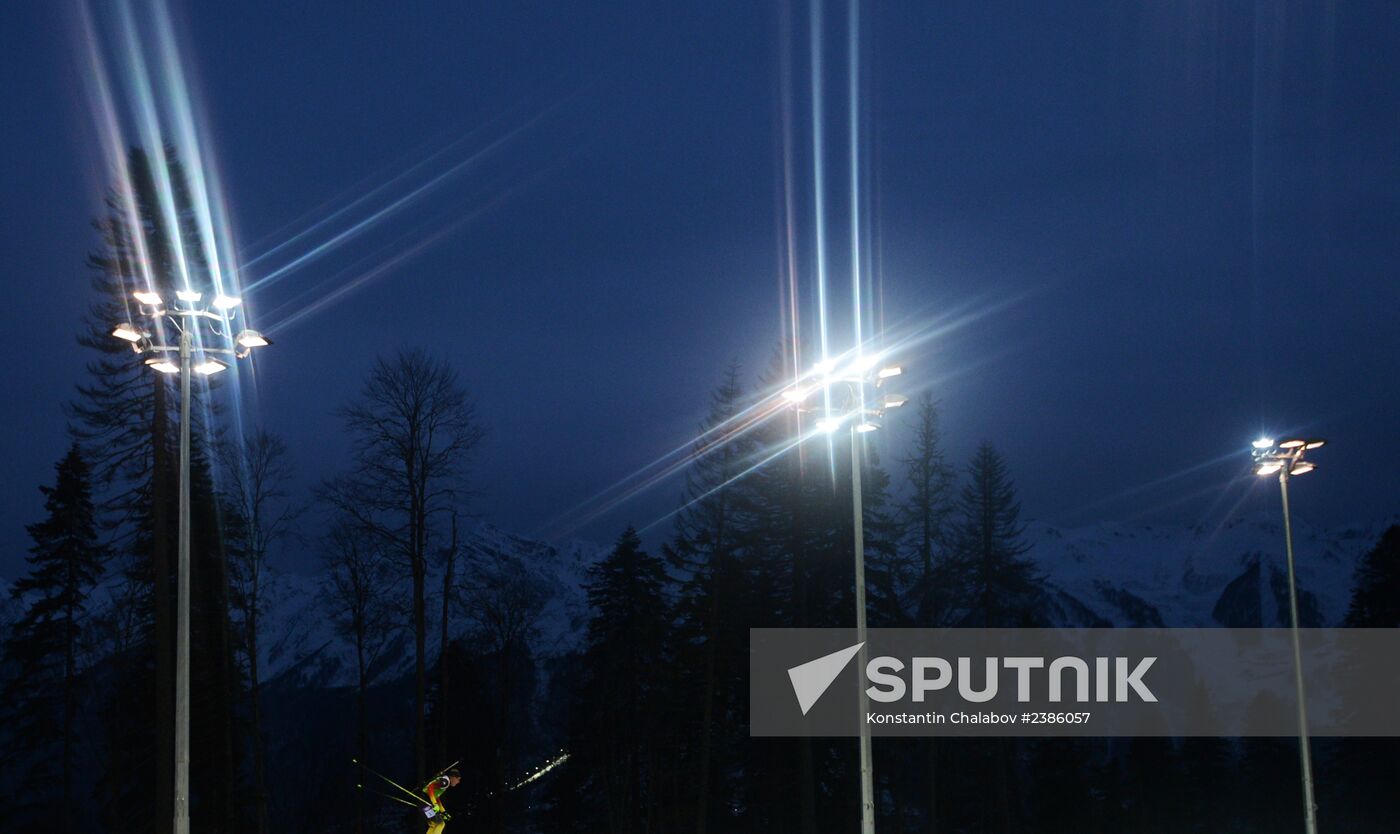 2014 Winter Olympics. Biathlon. Men. Relay