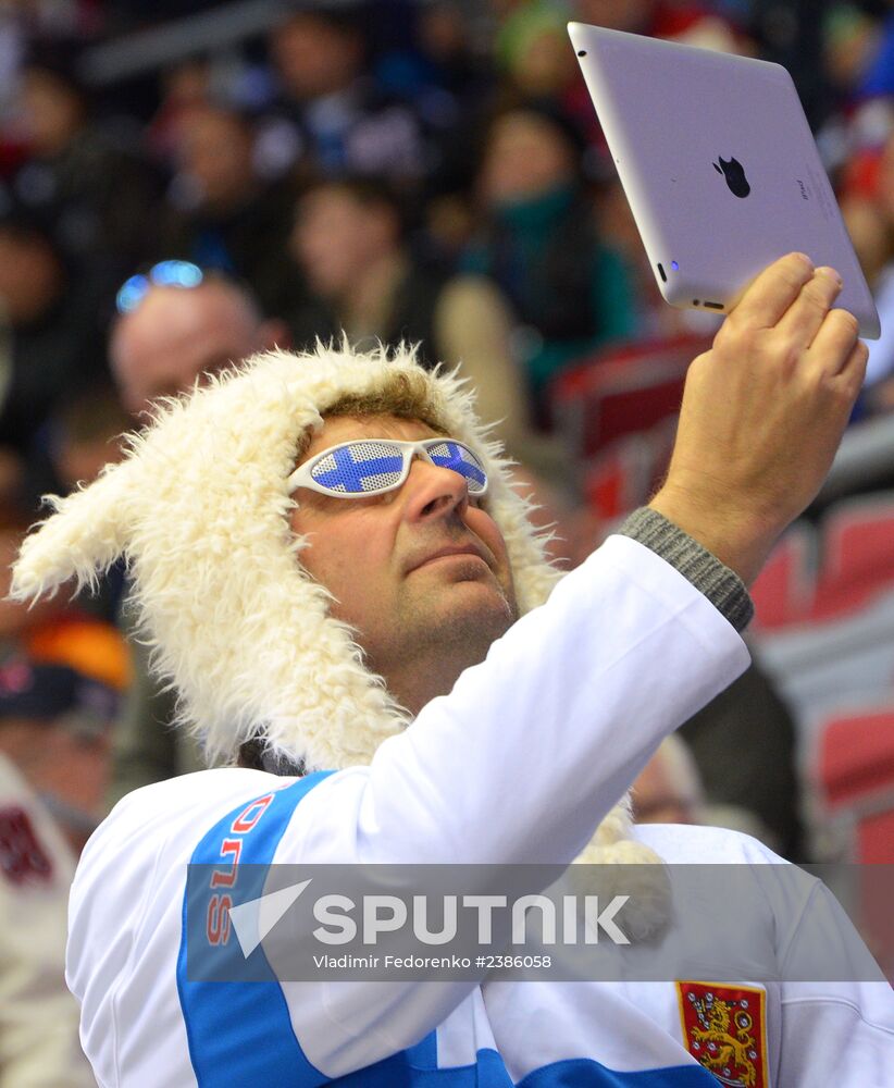 2014 Winter Olympics. Ice hockey. Men. Bronze medal match
