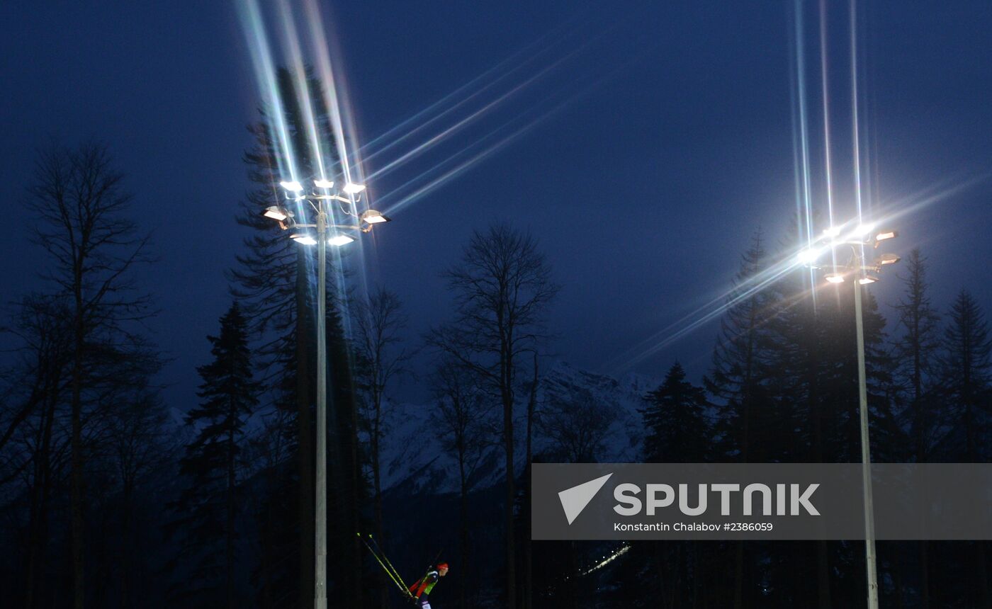 2014 Winter Olympics. Biathlon. Men. Relay