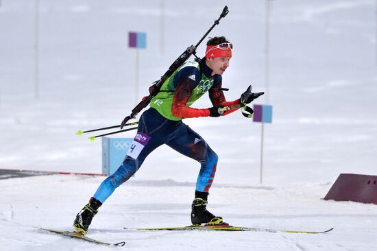 2014 Winter Olympics. Biathlon. Men. Relay